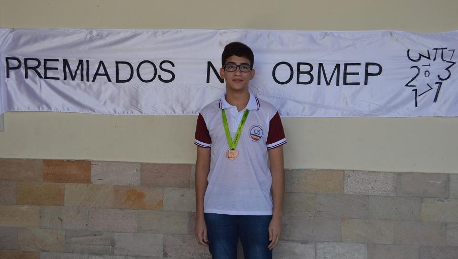 Breno Jalmir de Medeiros Almeida, medalha de bronze na OBMEP