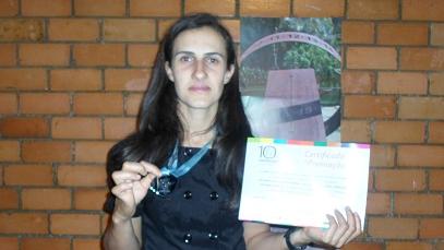 Em 2014, Lucy veio ao Rio buscar mais uma medalha na OBMEP