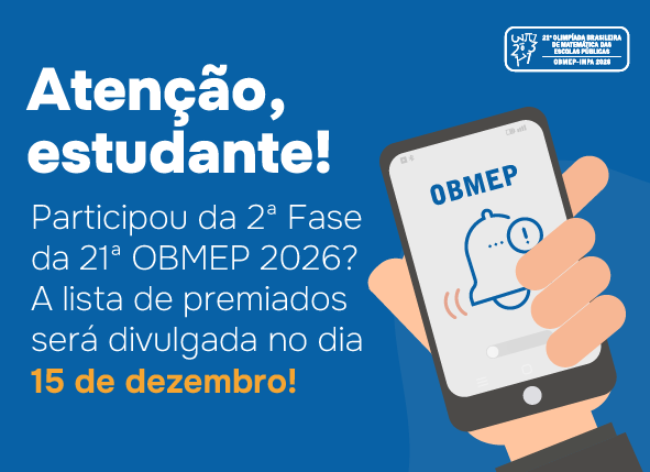Participou da 2a Fase? Data da divulgação dos premiados