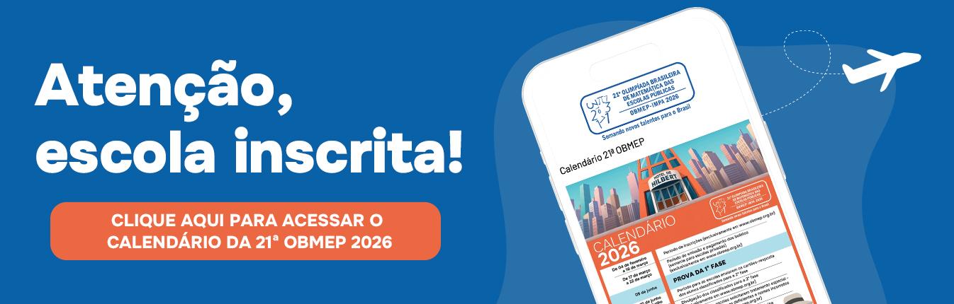 21a OBMEP 2026_CALENDÁRIO